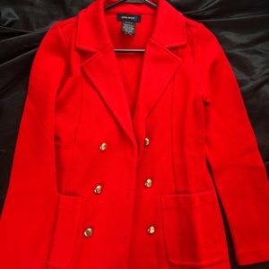 A red women jacket